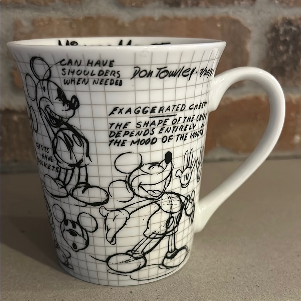 Disney Sketch Mug Mickey Mouse Animation 90th Anniversary The True Original - Picture 9 of 12